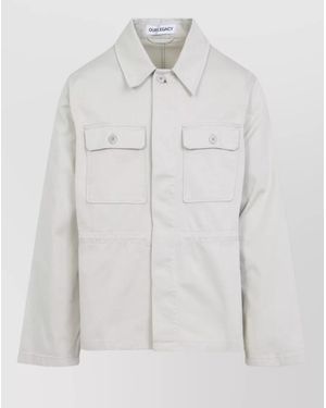 Our Legacy Cotton Shirt Jacket - White