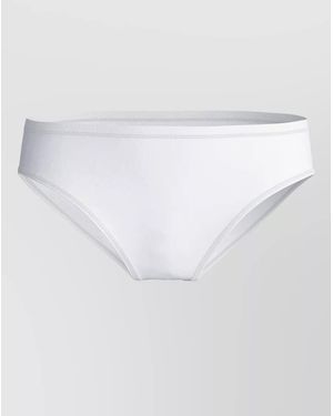 CALIDA Loungewear Underwear Slip Elastic Waistband Seamless Straps - White