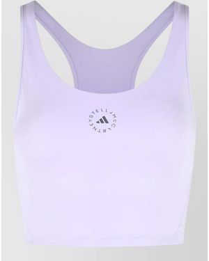 adidas By Stella McCartney Sleeveless Bralette Top - Purple