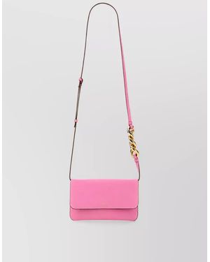 JW Anderson Leather Cross-Body Bag - Pink