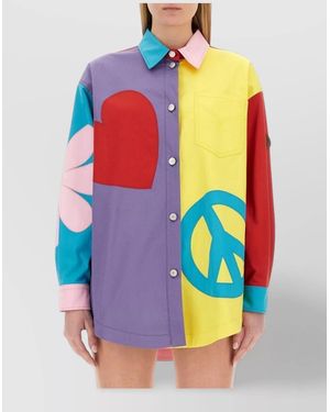 Moschino Printed Shirt - Blue