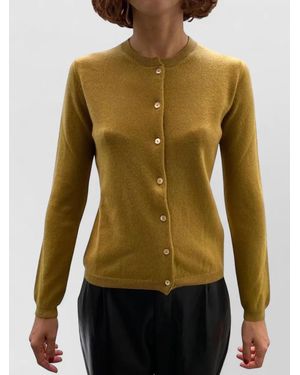 LA ROSE Cashmere Cardigan - Green