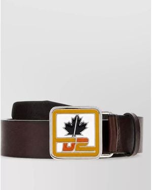 DSquared² Leather Belt - Black
