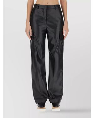 Stella McCartney Cargo Straight Trousers - Black
