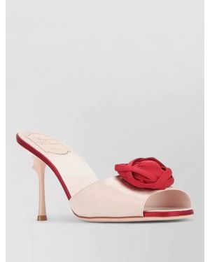 Roger Vivier Leather Mules - Pink