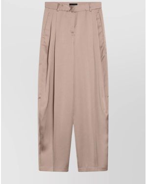 ANDAMANE Wide-Leg Trousers - Natural