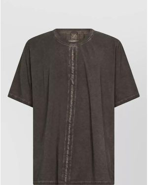Uma Wang Cotton Crew Neck Short Sleeve T-Shirt - Gray