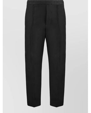 Lanvin Regular-Fit Straight-Leg Pants - Black