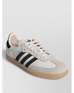 adidas Samba Trainers Tartan Graphics 3 Stripes - Metallic