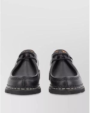 Paraboot Leather Michael Loafers - Black