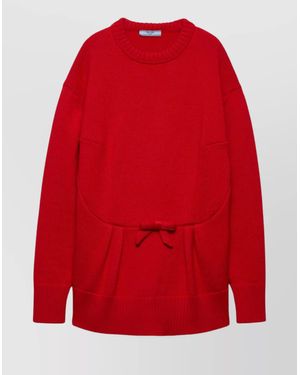 Prada Wool Jumper - Red