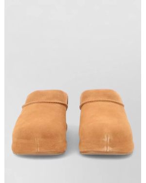 UGG Suede Leather Clogs - Orange