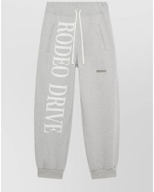 1989 STUDIO Melange Track Pants - White