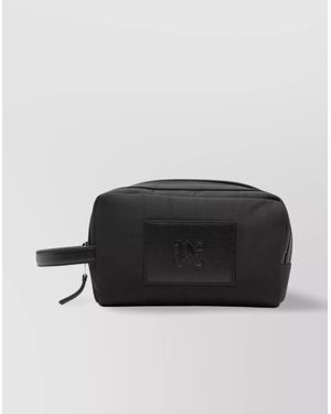 Palm Angels Zip Clutch Bag - Black