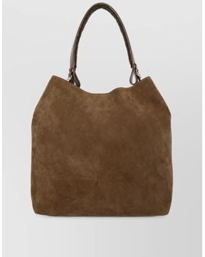 Vivienne Westwood Leather Tote Bag - Brown