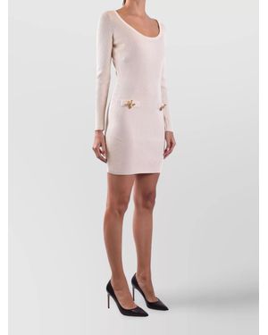 Moschino Wool Mini Dress - Pink