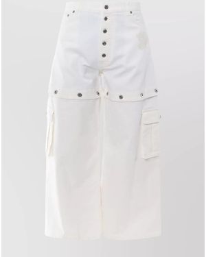 Off-White c/o Virgil Abloh Denim Super Baggy Jeans - White