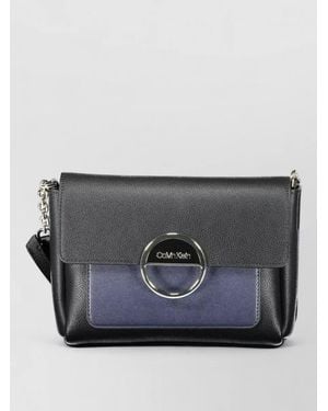 Calvin Klein Polyethylene Crossbody Bag - Gray