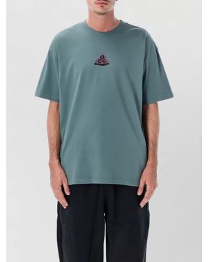 Nike Acg Stones Crew Neck Graphic T-Shirt - Blue