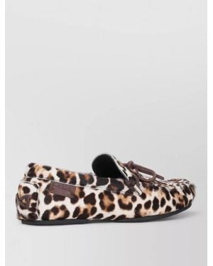 Paul Smith Loafers Sonna Leopard Print Bow - Multicolor