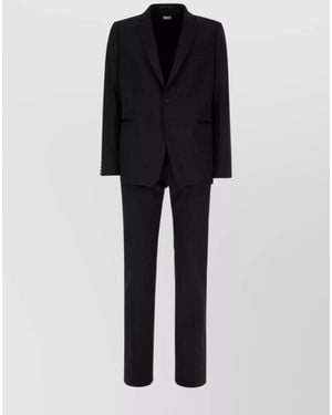 Dries Van Noten Single Breasted Suit - Black