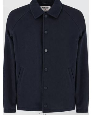 Sebago Single Breasted Coat - Blue