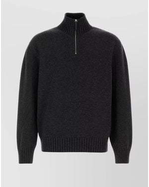Ferragamo Cashmere Blend Jumper - Black