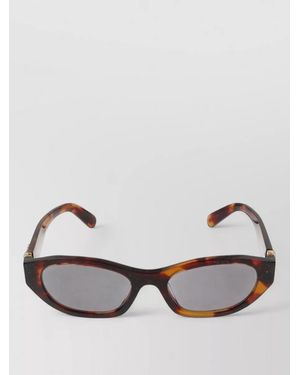 Miu Miu Sunglasses Cat Eye Frame Detailing - Metallic