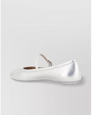 フラットシューズ GIANVITO ROSSI Woman Ballet flats Silver G2222305GOMNSW ARGE GIANVITO ROSSI: Ballet flats woman - Silver | Gianvito Rossi