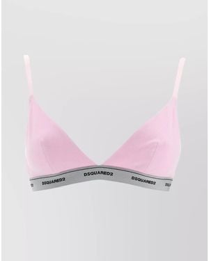 DSquared² Logo Bralette - Pink
