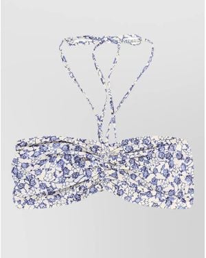 Isabel Marant Drawstring Bikini Top - Multicolour