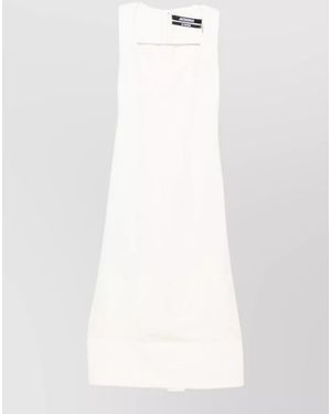 Jacquemus La Robe Tablier Long Dress - White