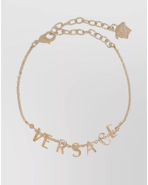 Versace Logo Bracelet - Natural