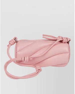Fiorucci Leather Mini Cross-Body Bag - Pink