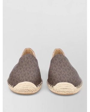 Michael Kors Kenzie Round Toe Espadrilles Two Tone Sole - Grey