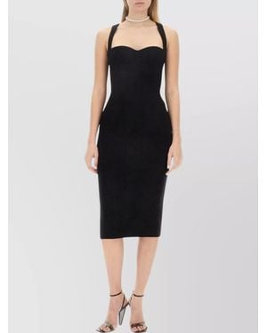 Philosophy Slim-Fit Midi Dress - Black