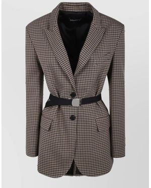 DR. HOPE Belted Blazer - Black