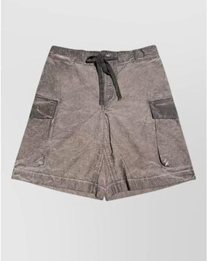 Uma Wang Cotton Cargo Shorts - Grey