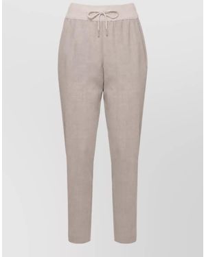 Panicale Virgin Wool Straight-Leg Trousers - Natural