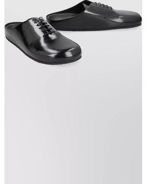 Jacquemus Leather Mules - Black