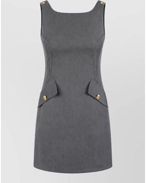 Elisabetta Franchi Mini Dress - Gray