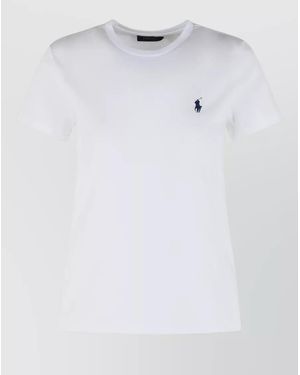 Polo Ralph Lauren Cotton Crewneck Short-Sleeve T-Shirt - White