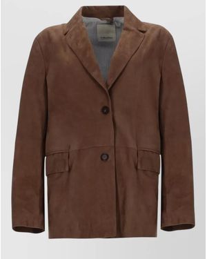 Max Mara Leather Coat - Brown