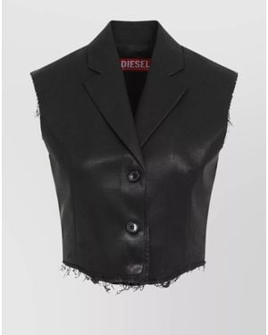 DIESEL Chic Mini Waistcoat For - Black