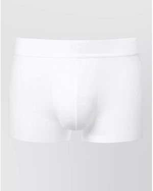 CALIDA Boxer Underwear Elastic Waistband V Neck - White