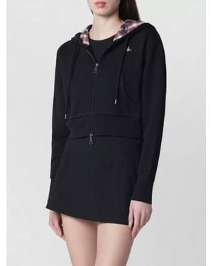 Vivienne Westwood Cropped Hoodie - Black