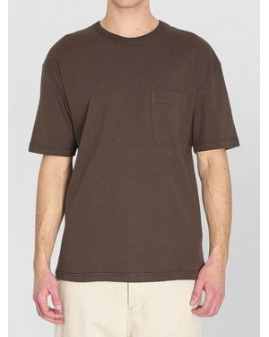 Lemaire Cotton Linen Boxy Short-Sleeve T-Shirt - Grey