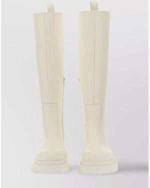 Liu Jo Leather Boots - White