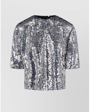 Isabel Marant Embellished Polyester Top - Multicolour