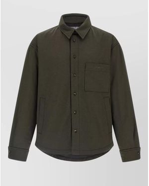 Jacquemus La Chemise Boulanger Long Sleeve Overshirt - Green